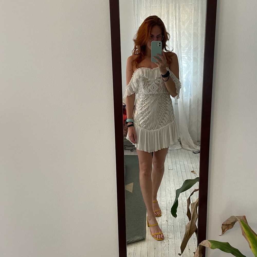 Worn once! Great dress for a bride!